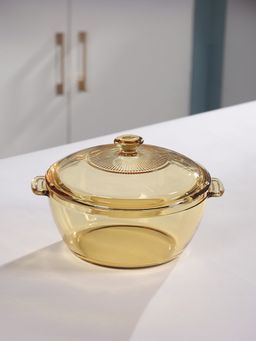 The Better Home - Borosilicate Casserole with Lid (Amber)