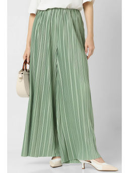 Van Heusen - Women Green Casual Regular Fit Trousers