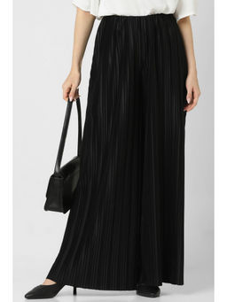 Van Heusen - Women Black Casual Regular Fit Trousers