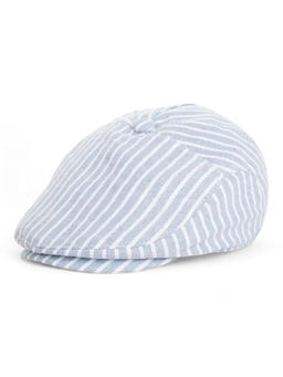 CHOKORE - Men Blue Blue Striped Cotton Ivy Cap