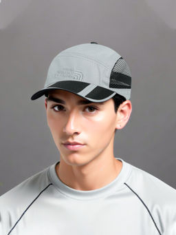 CHOKORE - Men Grey Foldable Fast Dry Nylon Sports Summer Cap