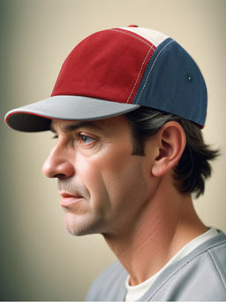 CHOKORE - Men Multi-Color Colorblock Retro Baseball Cap