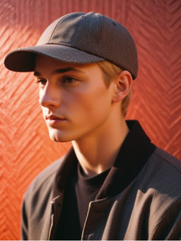 CHOKORE - Men Grey Innovative Baseball Cap