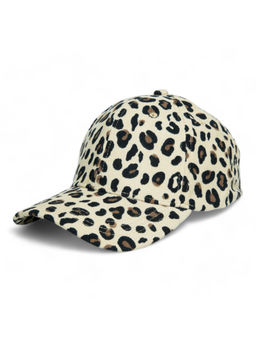 CHOKORE - Men Beige Versatile Leopard Print Design Casual Cap