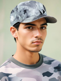 CHOKORE - Men Grey Tie-Dye Baseball Cap