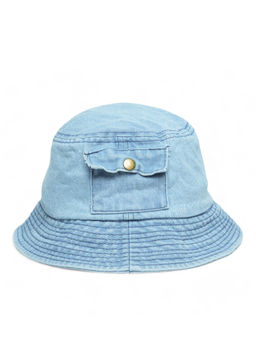 CHOKORE - Men Blue Denim Pocket Style Bucket Hat
