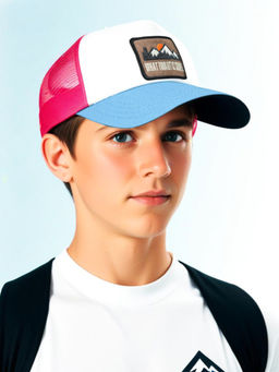 CHOKORE - Men Multi-Color Peak Patch Baseball Cap