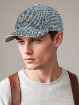 CHOKORE - Men Grey Warm Ear Protector Baseball Cap