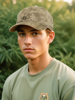 CHOKORE - Men Brown Soft Top Baseball Cap