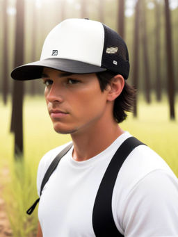 CHOKORE - Men Black Soft Foam Front Mesh Baseball Cap