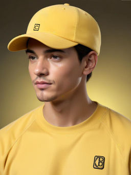 CHOKORE - Men Yellow Curved Brim Autumn Baseball Cap
