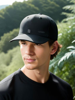 CHOKORE - Men Black Thick Curved Brim Ear Protective Baseball Cap