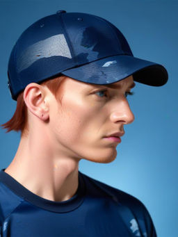 CHOKORE - Men Navy Blue Camo Baseball Cap