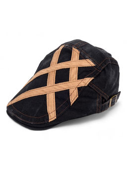 CHOKORE - Men Black Comfortable Denim Ivy Cap