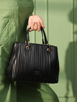 Inc.5 - Womens Black Textured Handbag