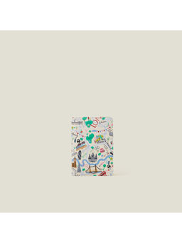 Accessorize London - Women White London Map Passport Holder