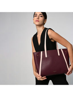 Accessorize London - Women Maroon Maven Tote Bag
