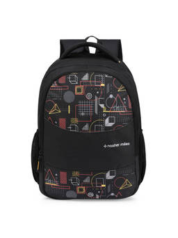Nasher Miles - Geometry Black Backpack 29L
