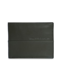 United Colors of Benetton - Men Armagh Olive Bi-Fold Leather Wallet
