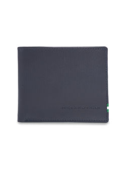 United Colors of Benetton - Men Humps Navy Blue Bi-Fold Leather Wallet