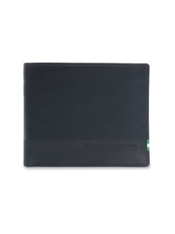 United Colors of Benetton - Men Humps Black Bi-Fold Leather Wallet