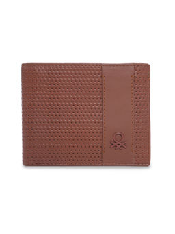 United Colors of Benetton - Men Rutland Brown Bi-Fold Leather Wallet