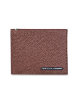 United Colors of Benetton - Men Tyrone Brown Bi-Fold Leather Wallet