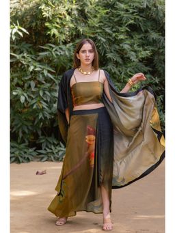 ETAR - Golden Hour Top & Skirt with Cape (Set of 3)