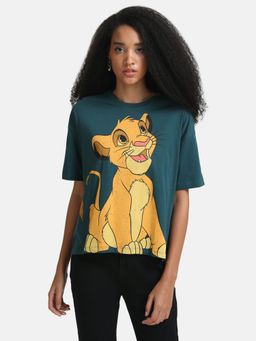 Kazo - Teal Lion King Disney Printed T-Shirt