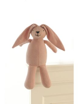 PLUCHI - Rabbit - Blossom Pink 100% Cotton Knitted Stuffed Soft Toy