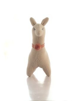 PLUCHI - Sweet Llama - Shell Color 100% Cotton Knitted Stuffed Soft Toy