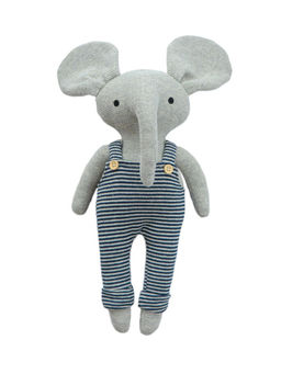 PLUCHI - Cute Hulk Vanilla Grey Color Cotton Knitted Stuffed - Plush - Soft Toy