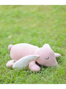 PLUCHI - Sleepy Dog Cotton Knitted Stuffed Soft Toy