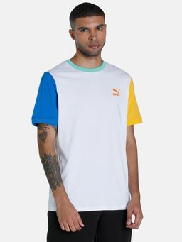 Puma - Classics Block Men White T-shirt
