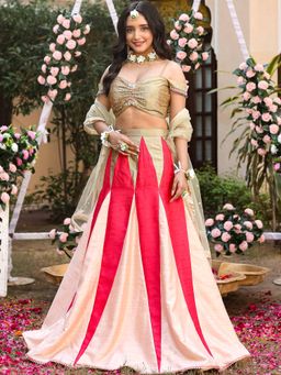 Lavanya The Label - Lotus Lehenga (Set of 3)