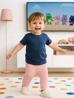 MINI KLUB - Cotton Solid Knit Joggers (Pack of 2)