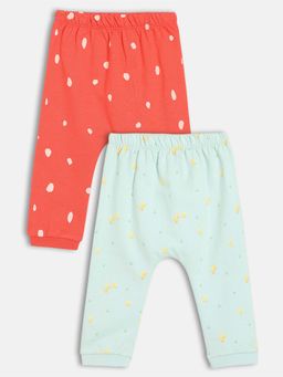 MINI KLUB - Cotton Printed and Knit Joggers (Pack of 2)