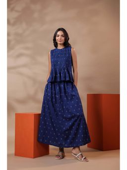 Jaipur Morni - Blue Printed Casual Co-Ord Set