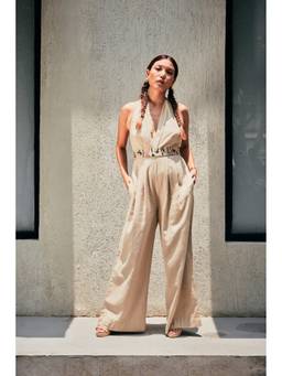 Bohame - Beige Naomi Jumpsuit