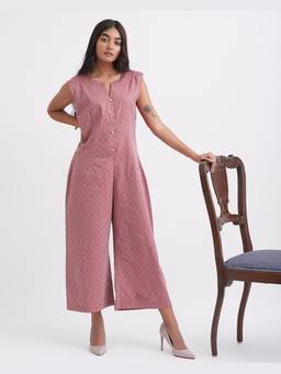 Gatsby Collection - Tea Rose Pink Jumpsuit