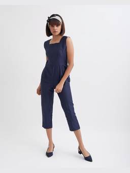 Gatsby Collection - Square Eye Blue Jumpsuit