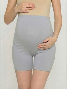 Evamomies - Hight Waist Maternity Shorts-Grey