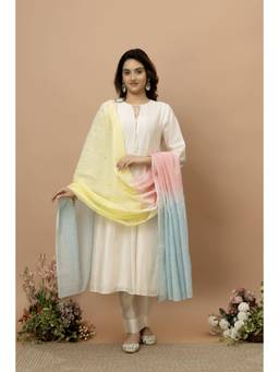 SMRITI GUPTA - Mukaish Multi Coloured Dupatta