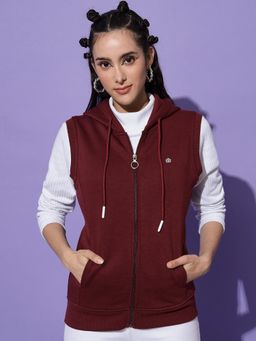 Tab91 - Womens Core Zipper Wine