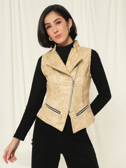 Tandul - Beige Polyester Jacket