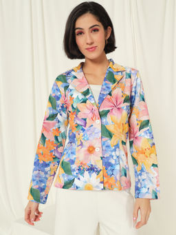 Tandul - Multi-Color Floral Blazer