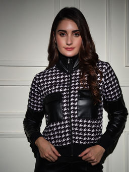 Tandul - Exquisite Black Printed Jacket