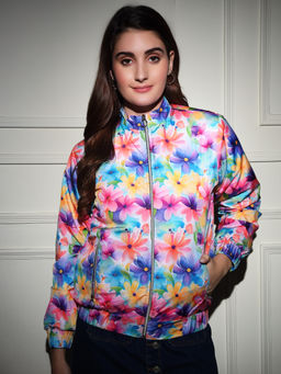 Tandul - Multi-Color Stylish Floral Printed Puffer Jacket