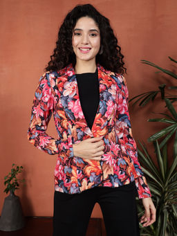 Tandul - Multi-Color Floral Printed Blazer