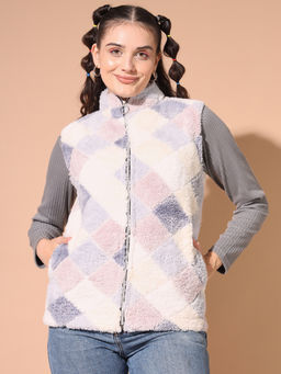 Tandul - Multi-Color Polyester Jacket